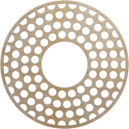 Ekena Millwork Fink Wood Fretwork Pierced Ceiling Medallion, Birch, 16"OD x 5 3/4"ID x 1/4"T CMWP16X16X0250FFBI